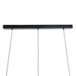 GLOBOSTAR® ZANE 60936 Κρεμαστό Φωτιστικό Design LED CCT 54W 6048lm 120° AC 220-240V IP20 - Εναλλαγή Φωτισμού μέσω Τηλεχειριστηρίου All In One Ψυχρό 6000k+Φυσικό 4500k+Θερμό 2700k Dimmable - Μ80 x Π15 x Υ20cm - Μαύρο & Χρυσό - 3 Χρόνια Εγγύηση