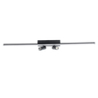 GLOBOSTAR® BARETTI 61226 Φωτιστικό Οροφής Linear Design LED CCT με Κινούμενα Σποτ LED Downlight 24W 2688lm 160° & 45° AC 220-240V IP20  - Εναλλαγή Φωτισμού μέσω Διακόπτη On/Off All In One Ψυχρό 6000k+Φυσικό 4500k+Θερμό 2700k - Μ80 x Π5.5 x Υ5 cm - Μαύρο - 3 Χρόνια Εγγύηση