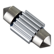 GloboStar® C5W 81328 Λάμπα Αυτοκινήτου & Φορτηγού 31mm FESTOON  3rd Generation Can-Bus Extreme Truck Series LED 10 SMD 4014 3W 450lm 120° DC 12-24V IP20 Ψυχρό Λευκό 6000K