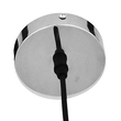 GloboStar® DIXAR 01460 Μοντέρνο Κρεμαστό Φωτιστικό Μπάλα Μονόφωτο 1 x E27 IP20 Ασημί Γυαλί - Μ28 x Π28 x Υ40cm