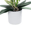 GloboStar® Artificial Garden PINK + FUCHSIA ORCHID 21079 Διακοσμητικό Φυτό Ροζ - Φούξια Ορχιδέα Υ45cm