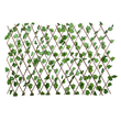 GloboStar® Artificial Garden VINE LEAVES 78499 Πτυσσόμενη Πέργκολα Τεχνητής Φυλλωσιάς - Κάθετος Κήπος Σύνθεση Αμπελόφυλλο Μ110 x Π10 x Υ120cm (min) Μ310 x Π10 x Υ45cm (max)
