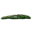 GloboStar® 78429 Artificial - Συνθετικό Τεχνητό Διακοσμητικό Πάνελ Φυλλωσιάς - Κάθετος Κήπος Πυξάρι - Φτέρη - Πόλκα - Λευκό - Κίτρινο - Κόκκινο - Μωβ Μ60 x Υ40 x Π7cm