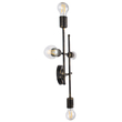GloboStar® PIPING 00663 Vintage Επιτοίχιο Φωτιστικό Πολύφωτο 4xE27 IP20 Μπρούτζινο Μέταλλο - Μ40 x Π9 x Υ52cm