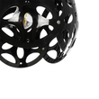 GloboStar® DOMINIC 202-0031 Μοντέρνο Κρεμαστό Φωτιστικό Καπέλο Μονόφωτο 1 x E27 IP20 Μαύρο Πλαστικό - Μ30 x Π30 x Υ70cm