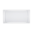 GLOBOSTAR® CELESTIAL 60694  Φωτιστικό Τοίχου - Απλίκα Εσωτερικού/Εξωτερικού Χώρου LED 15W 1575lm 120° AC175-265V Αδιάβροχο IP65 - Πλαστικό Σώμα - Φυσικό λευκό 4500K - Μ26 x Π9 x Υ13.5cm - Λευκό - Bridgelux Chip - 3 Χρόνια Εγγύηση