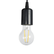 GloboStar® XYLO 203-0014 Μοντέρνο Επιτοίχιο Φωτιστικό Απλίκα Μονόφωτο 1 x E27 IP20 Μαύρο Μέταλλο με Μπεζ Ξύλο - Μ18 x Π18 x Υ19cm