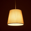 GloboStar® CONEY 203-0072 Μοντέρνο Κρεμαστό Φωτιστικό Καπέλο Μονόφωτο 1 x E27 IP20 Ροζ Ύφασμα - Μ26 x Π26 x Υ25cm
