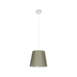 GloboStar® CONEY 203-0074 Μοντέρνο Κρεμαστό Φωτιστικό Καπέλο Μονόφωτο 1 x E27 IP20 Πράσινο Ύφασμα - Μ26 x Π26 x Υ25cm