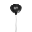GloboStar® CONEY 203-0070 Μοντέρνο Κρεμαστό Φωτιστικό Καπέλο Μονόφωτο 1 x E27 IP20 Γκρι Διάτρητο Ύφασμα - Μ26 x Π26 x Υ25cm