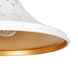 GloboStar® MARBLE 203-0098 Μοντέρνο Κρεμαστό Φωτιστικό Καμπάνα Μονόφωτο 1 x E27 IP20 Λεύκο & Χρυσό Πλαστικό - Μ30 x Π30 x Υ20cm GloboStar® MARBLE 203-0098 Μοντέρνο Κρεμαστό Φωτιστικό Καμπάνα Μονόφωτο 1 x E27 IP20 Λεύκο & Χρυσό Πλαστικό - Μ30 x Π30 x Υ20cm