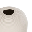 GloboStar® Artificial Garden BLANCO 21247 Διακοσμητική Κεραμική Γλάστρα Γκρι Π18 x Μ18 x Υ16 cm