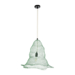 GloboStar® KENTUCKY 01891 Vintage Κρεμαστό Φωτιστικό Πλέγμα Μονόφωτο 1 x E27 IP20 Τιρκουάζ Μέταλλο - Μ50 x Π50 x Υ48cm
