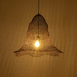 GloboStar® KENTUCKY 01893 Vintage Κρεμαστό Φωτιστικό Πλέγμα Μονόφωτο 1 x E27 IP20 Καφέ Μέταλλο - Μ60 x Π60 x Υ52cm