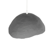 GloboStar® CONCRETE 201-0047 Μοντέρνο Κρεμαστό Φωτιστικό Καμπάνα Μονόφωτο 1 x E27 IP20 Μπεζ - Μ31 x Π29 x Υ70cm