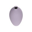 GloboStar® Artificial Garden AMETHYST 21267 Διακοσμητικό Κεραμικό Βάζo Μωβ Π8 x Μ8 x Υ14cm