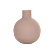 GloboStar® Artificial Garden OAHU 21277 Διακοσμητικό Κεραμικό Βάζo Ροζ Π10 x Μ10 x Υ12cm