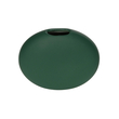 GloboStar® Artificial Garden MENORCA 21292 Διακοσμητικό Κεραμικό Βάζo Πράσινο Π15 x Μ15 x Υ14cm