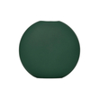 GloboStar® Artificial Garden MENORCA 21292 Διακοσμητικό Κεραμικό Βάζo Πράσινο Π15 x Μ15 x Υ14cm
