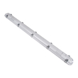 GLOBOSTAR® EMERGANO 60180 120cm Γραμμικό Βιομηχανικό Φωτιστικό Tri-Proof Τεχνολογίας Emergency με Ενσωματωμένη Μπαταρία Li-Ion 3.7V 5000mAH & Αυτονομία 3 Ώρες LED 48W 5760lm 120° AC 220-240V Αδιάβροχο IP65 Ψυχρό Λευκό 6000K - LUMILEDs SMD Chip & TÜV SÜD Driver - Γκρι με Γαλακτερό Κάλυμμα Πλαστικό PC - Μ120 x Π10.5 x Υ8cm - 5 Χρόνια Εγγύση