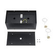 GloboStar® MAGMA 60627 Μοντέρνο Φωτιστικό Οροφής Σποτ Δίφωτο 2 x GU10 IP20 Μαύρο Αλουμίνιο - Μ30 x Π15 x Υ13cm