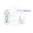 GLOBOSTAR® PARKING 61499 120cm Λάμπα T8 G13 Τύπου Φθορίου Τεχνολογίας Smart Group Linkable Control System 2.4Ghz με Αισθητήρα Κίνησης Microwave LED 16W 2000lm 220° AC 220-240V IP20 - Ψυχρό Λευκό 6000K - LUMILEDs SMD Chip - Λευκό Γαλακτερό Γυαλί - Μ120 x Π3 x Υ4.7cm - 3 Χρόνια Εγγύηση