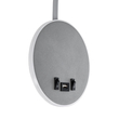 GloboStar® GOOSE 61694 Φωτιστικό Τοίχου - Απλίκα LED 6W 600lm 36° AC 220-240V IP20  - Reading Light & 360° Κρυφός Φωτισμός - Φορτιστής USB 3A - Θερμό Λευκό 2700K Γκρι Αλουμίνιο - Μ15.5 x Π22.5 x Υ30cm - 5 Xρόνια Εγγύηση