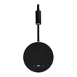 GloboStar® GOOSE 61695 Φωτιστικό Τοίχου - Απλίκα LED 6W 600lm 36° AC 220-240V IP20 - Reading Light & 360° Κρυφός Φωτισμός - Φορτιστής USB 3A - Θερμό Λευκό 2700K Μαύρο - Μ15.5 x Π22.5 x Υ30cm - 5 Xρόνια Εγγύηση