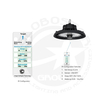GLOBOSTAR® INDUSTRY 61706 Βιομηχανικό Φωτιστικό Καμπάνα High Bay UFO Τεχνολογίας Smart Group Linkable Control System 2.4Ghz με Αισθητήρα Κίνησης Microwave LED 200W 30000lm SDCM