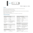 GloboStar® 73119 V1+R11 SKYDANCE ΣΕΤ Dimmer & Ασύρματο Χειριστήριο Αφής 1 Group RF 2.4Ghz 8A Max DC 5-36V (288W) - DC 3V IP20 - 5 Χρόνια Εγγύηση