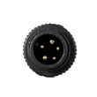 GloboStar® 90780 Καλώδιο Τροφοδοσίας από DC Female σε Ατερμάτιστο Καλώδιο για RGB Spot & Wall Washer Μαύρο Μ1.5 x Π1.5 x Y20cm