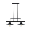 GloboStar® REGAL 01007 Vintage Φωτιστικό Οροφής Ράγα Δίφωτο 2 x E27 IP20 Μαύρο Μέταλλο - Μ67 x Π26 x Υ85cm GloboStar® REGAL 01007 Vintage Φωτιστικό Οροφής Ράγα Δίφωτο 2 x E27 IP20 Μαύρο Μέταλλο - Μ67 x Π26 x Υ85cm