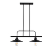 GloboStar® REGAL 01007 Vintage Φωτιστικό Οροφής Ράγα Δίφωτο 2 x E27 IP20 Μαύρο Μέταλλο - Μ67 x Π26 x Υ85cm GloboStar® REGAL 01007 Vintage Φωτιστικό Οροφής Ράγα Δίφωτο 2 x E27 IP20 Μαύρο Μέταλλο - Μ67 x Π26 x Υ85cm