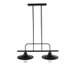 GloboStar® REGAL 01007 Vintage Φωτιστικό Οροφής Ράγα Δίφωτο 2 x E27 IP20 Μαύρο Μέταλλο - Μ67 x Π26 x Υ85cm GloboStar® REGAL 01007 Vintage Φωτιστικό Οροφής Ράγα Δίφωτο 2 x E27 IP20 Μαύρο Μέταλλο - Μ67 x Π26 x Υ85cm