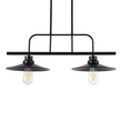 GloboStar® REGAL 01007 Vintage Φωτιστικό Οροφής Ράγα Δίφωτο 2 x E27 IP20 Μαύρο Μέταλλο - Μ67 x Π26 x Υ85cm GloboStar® REGAL 01007 Vintage Φωτιστικό Οροφής Ράγα Δίφωτο 2 x E27 IP20 Μαύρο Μέταλλο - Μ67 x Π26 x Υ85cm
