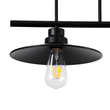 GloboStar® REGAL 01009 Vintage Φωτιστικό Οροφής Ράγα Τρίφωτο 3 x E27 IP20 Μαύρο Μέταλλο - Μ110 x Π26 x Υ75cm GloboStar® REGAL 01009 Vintage Φωτιστικό Οροφής Ράγα Τρίφωτο 3 x E27 IP20 Μαύρο Μέταλλο - Μ110 x Π26 x Υ75cm