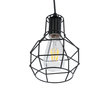GloboStar® CAGE BLACK 01017 Vintage Κρεμαστό Φωτιστικό Πλέγμα Μονόφωτο 1 x E27 IP20 Μαύρο Μέταλλο - Μ15 x Π15 x Υ20cm GloboStar® CAGE BLACK 01017 Vintage Κρεμαστό Φωτιστικό Πλέγμα Μονόφωτο 1 x E27 IP20 Μαύρο Μέταλλο - Μ15 x Π15 x Υ20cm