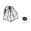 GloboStar® GRID 01022 Vintage Kρεμαστό Φωτιστικό Πλέγμα Μονόφωτο 1 x E27 IP20 Μαύρο Μέταλλο - Μ40 x Π40 x Υ33cm GloboStar® GRID 01022 Vintage Kρεμαστό Φωτιστικό Πλέγμα Μονόφωτο 1 x E27 IP20 Μαύρο Μέταλλο - Μ40 x Π40 x Υ33cm