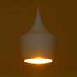 GloboStar® SHANGHAI 01026 Μοντέρνο Κρεμαστό Φωτιστικό Καμπάνα Σετ Τρίφωτο 3 x E27 IP20 Λευκό & Χρυσό Μέταλλο - Μ79.5 x Π79.5 x Υ38cm