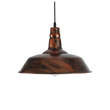 GloboStar® RAY 01046 Vintage Κρεμαστό Φωτιστικό Καμπάνα Μονόφωτο 1 x E27 IP20 Χάλκινο Μέταλλο - Μ36 x Π36 x Υ25cm GloboStar® RAY 01046 Vintage Κρεμαστό Φωτιστικό Καμπάνα Μονόφωτο 1 x E27 IP20 Χάλκινο Μέταλλο - Μ36 x Π36 x Υ25cm