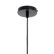 GloboStar® WICKHAM 01170 Vintage Κρεμαστό Φωτιστικό Μπάλα Μονόφωτο 1 x E27 IP20 Διάφανο Γυαλί με Μαύρο & Χρυσό Μέταλλο - Μ20 x Π20 x Y25cm