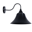 GloboStar® BELL 01038 Vintage Επιτοίχιο Φωτιστικό Απλίκα Μονόφωτο 1 x E27 IP20 Μαύρο Μέταλλο - Μ35 x Π28.5 x Υ30cm GloboStar® BELL 01038 Vintage Επιτοίχιο Φωτιστικό Απλίκα Μονόφωτο 1 x E27 IP20 Μαύρο Μέταλλο - Μ35 x Π28.5 x Υ30cm