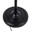 GloboStar® WYNGE 01101 Vintage Επιδαπέδιο Φωτιστικό Μονόφωτο 1 x E27 IP20 Μαύρο & Χρυσό Μέταλλο - Μ95 x Π27 x Υ174cm