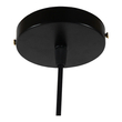 GloboStar® TERE 01165 Vintage Κρεμαστό Φωτιστικό Καμπάνα Μονόφωτο 1 x E27 IP20 Μαύρο Μέταλλο - Μ30 x Π30 x Υ25cm