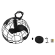 GloboStar® EARTH 01205 Vintage Κρεμαστό Φωτιστικό Φιγούρα Μονόφωτο 1 x E27 IP20 Μαύρο Μέταλλο - Μ30 x Π30 x Υ30cm GloboStar® EARTH 01205 Vintage Κρεμαστό Φωτιστικό Φιγούρα Μονόφωτο 1 x E27 IP20 Μαύρο Μέταλλο - Μ30 x Π30 x Υ30cm