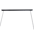 GloboStar® ALFREDA 01242 Μοντέρνο Κρεμαστό Φωτιστικό Ράγα Πολύφωτο 10 x E27 IP20 Μαύρο Μέταλλο - Μ140 x Π18 x Υ7cm
