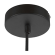 GloboStar® DURANT 01323 Μοντέρνο Κρεμαστό Φωτιστικό Πλέγμα Μονόφωτο 1 x E27 IP20 Γκρι Τσιμέντο με Μπεζ Μέταλλο - Μ25 x Π25 x Υ31cm