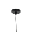 GloboStar® OCEANA 01360 Boho Κρεμαστό Φωτιστικό Μπάλα Μονόφωτο 1 x E27 IP20 Μαύρο Σχοινί - Μ40 x Π40 x Υ40cm