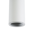 GloboStar® CANNON 01274 Μοντέρνο Κρεμαστό Φωτιστικό Κύλινδρος Μονόφωτο 1 x GU10 IP20 Λευκό Μέταλλο - Μ6 x Π6 x Y20cm