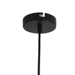 GloboStar® DURANT 01322 Μοντέρνο Κρεμαστό Φωτιστικό Πλέγμα Μονόφωτο 1 x E27 IP20 Γκρι Τσιμέντο με Μπεζ Μέταλλο - Μ12 x Π12 x Υ40cm